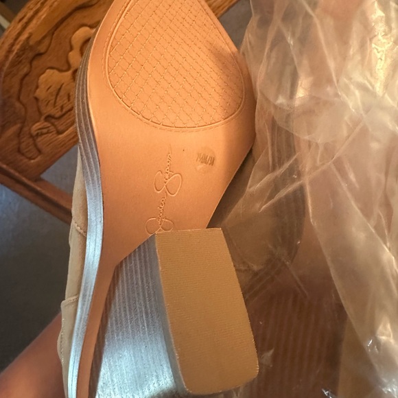 Jessica Simpson Beige Ankle Booties - Picture 5 of 7